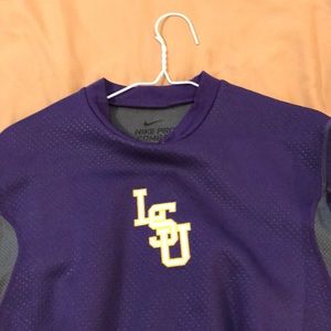 LSU long sleeve Nike athletic shirt